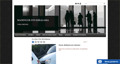 Desktop Screenshot of madenlerotokiralama.com